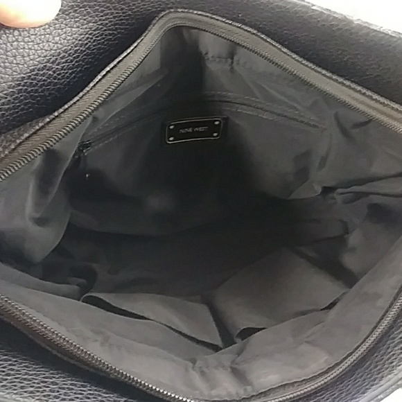 Vegan Pebbled Leather Satchel by Nine West - Picture 5 of 6